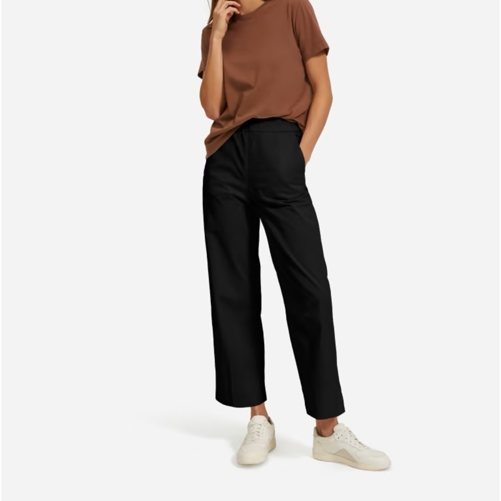 Everlane Easy Pants NWT Black Sz 6